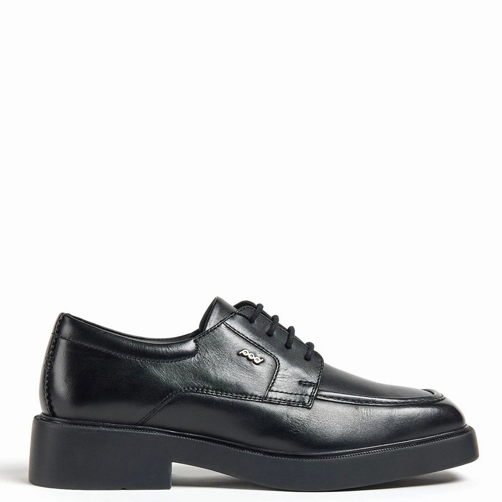 Eyelet Lace-up Flatform Canvas Shoes Pod Hazel Derby Senior School Shoes