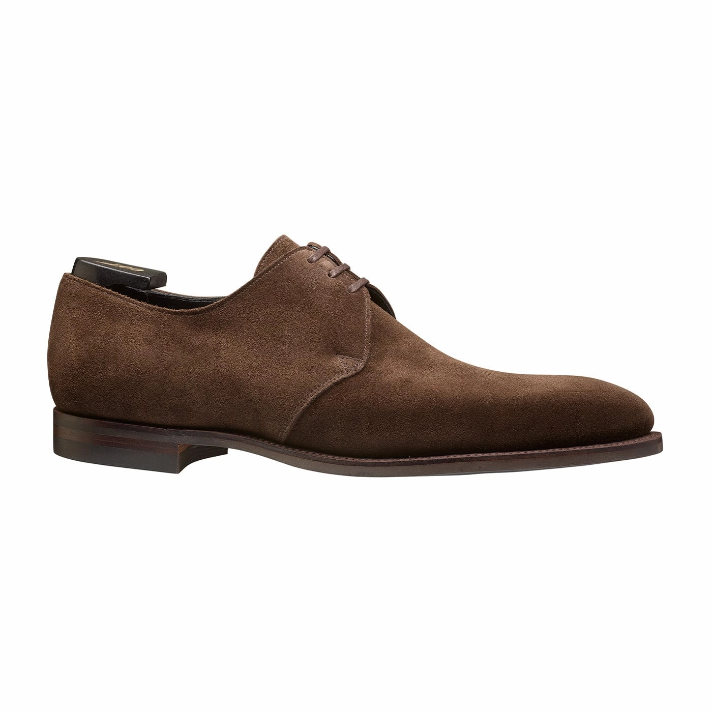Highbury 2 Dark Brown Calf Suede Shoes That Automatically Lace Up