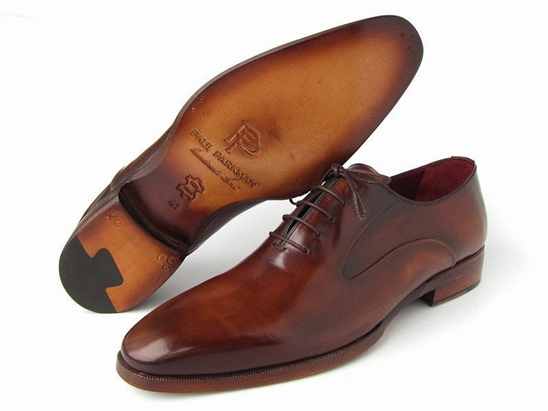 Paul Parkman Plain Toe Brown Calfskin Oxfords (ID#019-BRW) Lesson Plan Oxfords