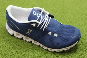 Trail Running Shoes Best Womens Cloud Sneaker - Denim/White Mesh