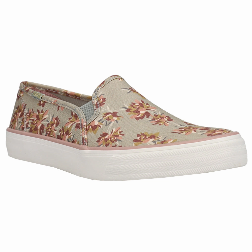 Slip On Arch Fit Double Decker Floral Slip On Sneakers