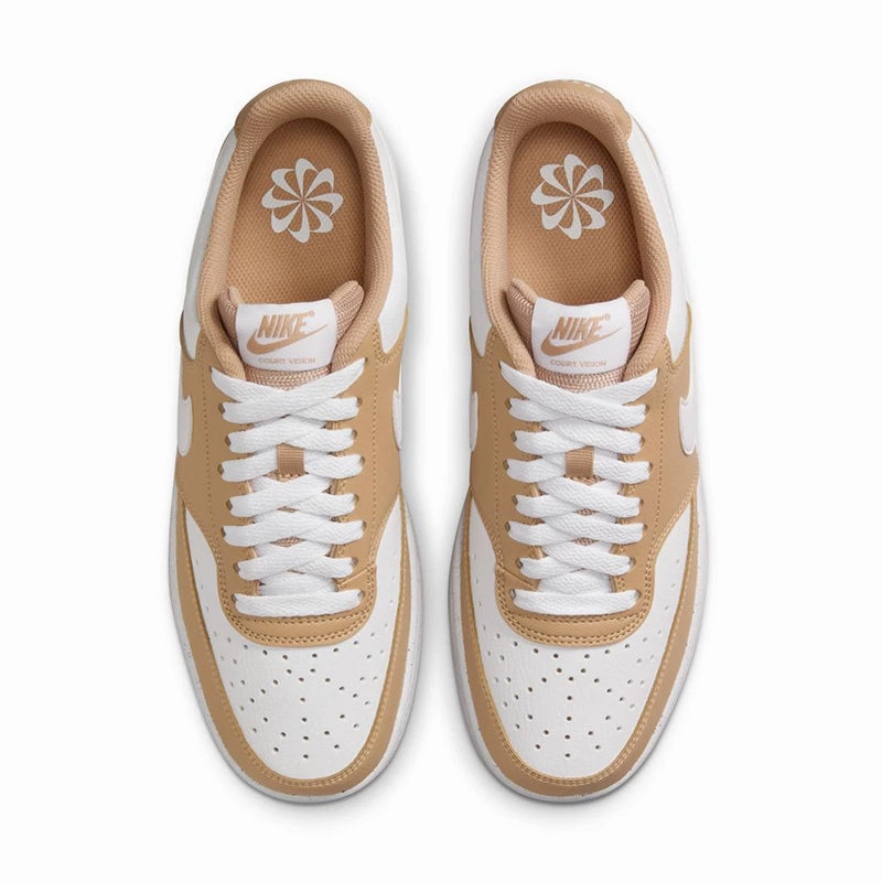 Women's Court Vision Low Next Nature Hemp/White Sharkley Basketball Shoes