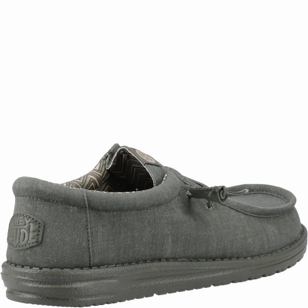 HEYDUDE Wally Stretch Canvas Shoes Sperry Casual Dress Shoes