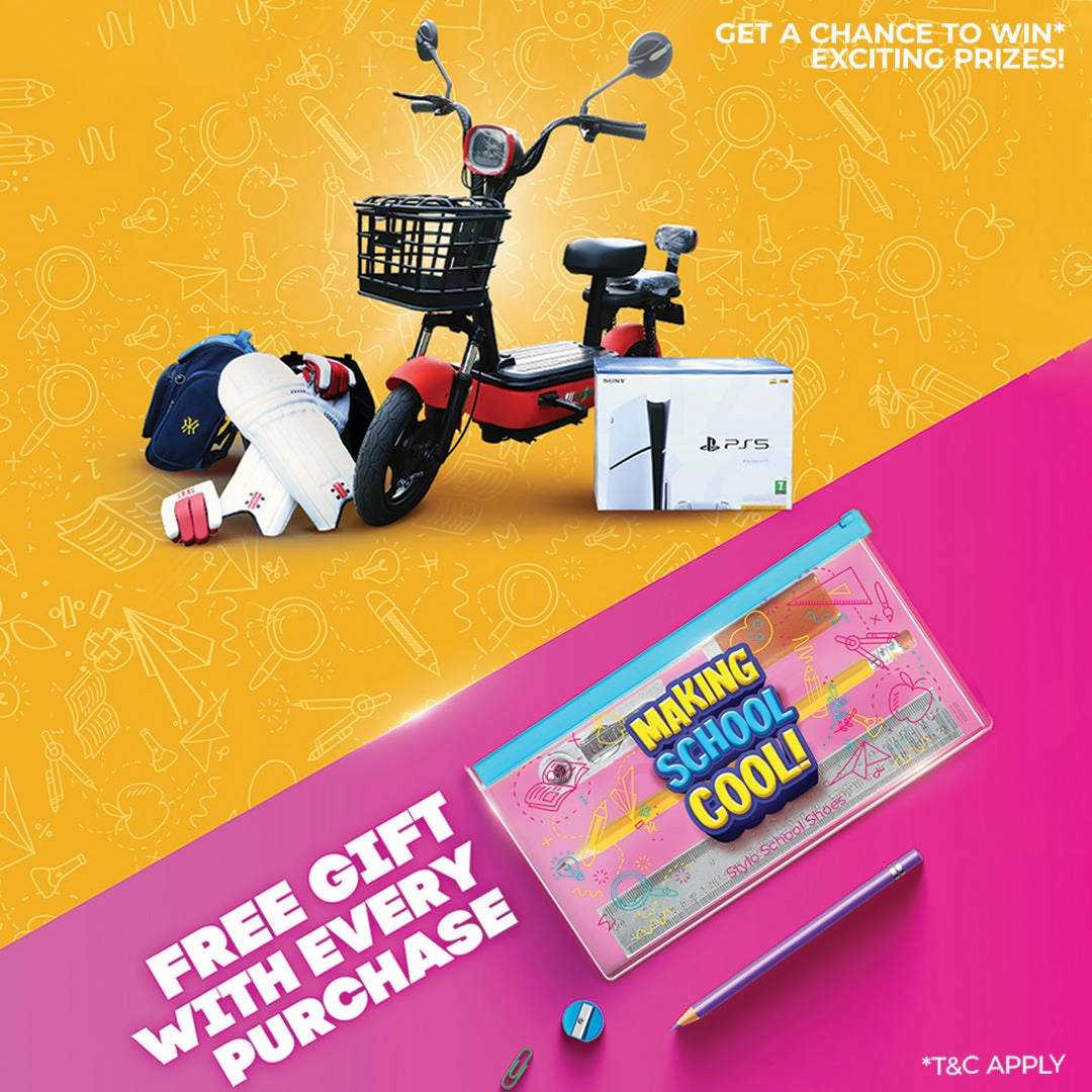 Boys Black Lace Up School Shoes SK1114