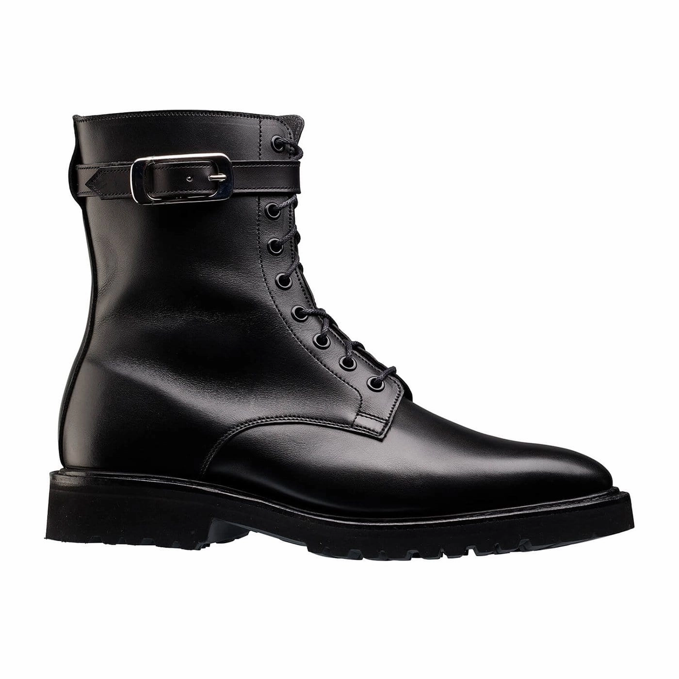 Molly Black Calf Offroad Waterproof Lace Up Hiking Shoe