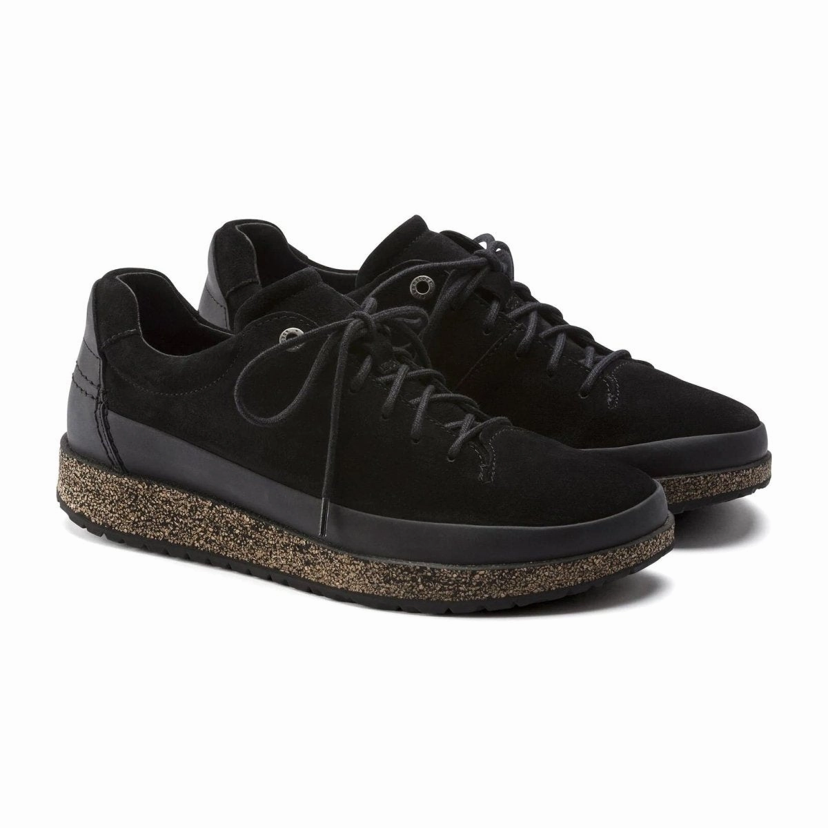 Wingtip Oxford Birkenstock Women's Honnef Low Black Suede