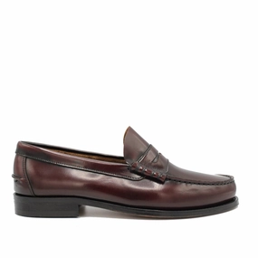 COLL BURGUNDY POLISHED Loafers For Shorts