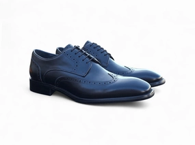 Oxford Shoes Suede Blucher Style Wingtip Oxford