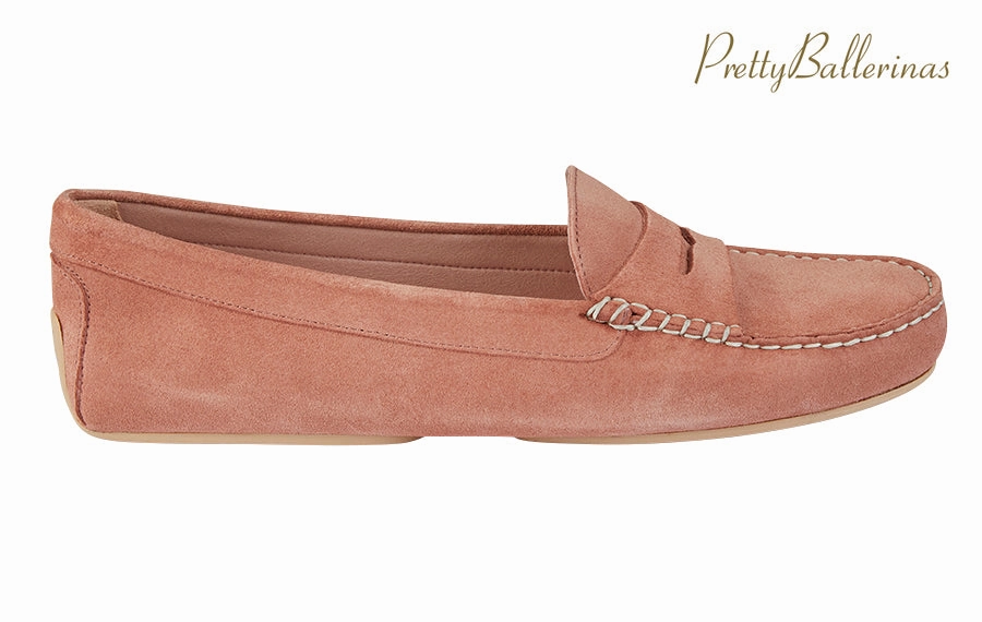 Pb Earlgrey Pink Extra Wide Penny Loafers
