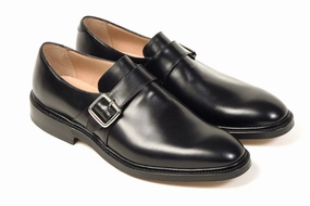 Brogue Shoes White Sole Elgin - Black - Full Grain calf