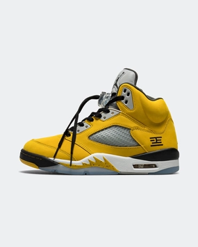 2003 Basketball Shoes Air Jordan 5 Retro - Yellow/Multi-Colour