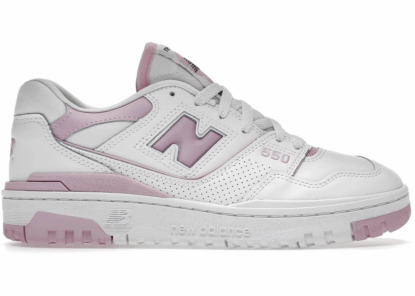 Jewell Loyd Basketball Shoes New Balance 550 White Bubblegum Pink (Women'S)