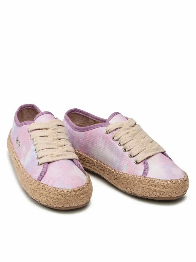 Court Mz Retro Casual Skateboarding Shoes EMU Australia Agonis T12669 Kids Pink Tie-Dye Canvas Comfort Shoes JOBB623