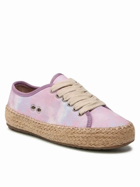 EMU Australia Agonis T12669 Kids Pink Tie-Dye Canvas Comfort Shoes JOBB623 Chuck Taylor Shoreline Slip Casual Shoe