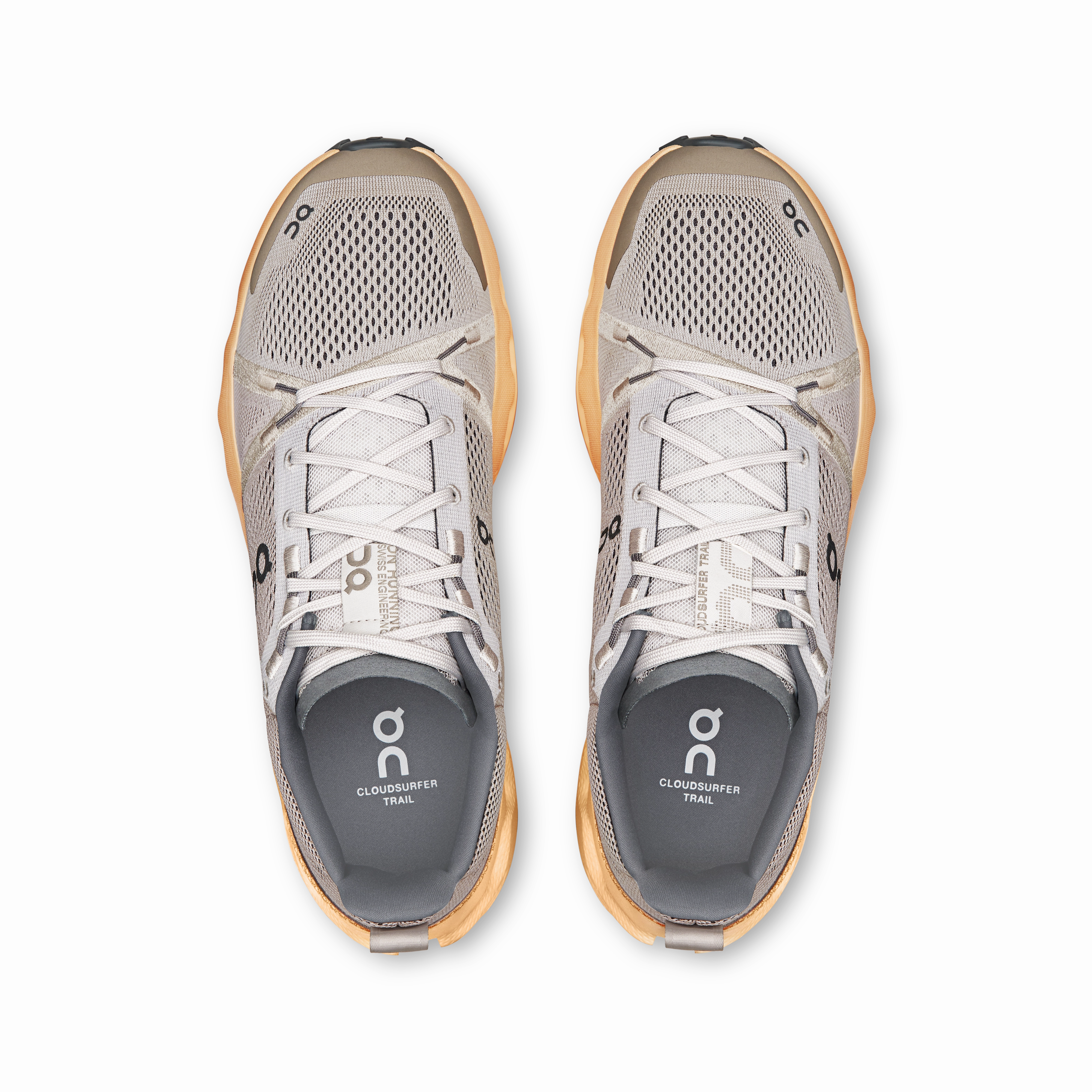 Trail Running Shoes Nearby Men's Cloudsurfer Trail Running Shoes Silver / Blonde