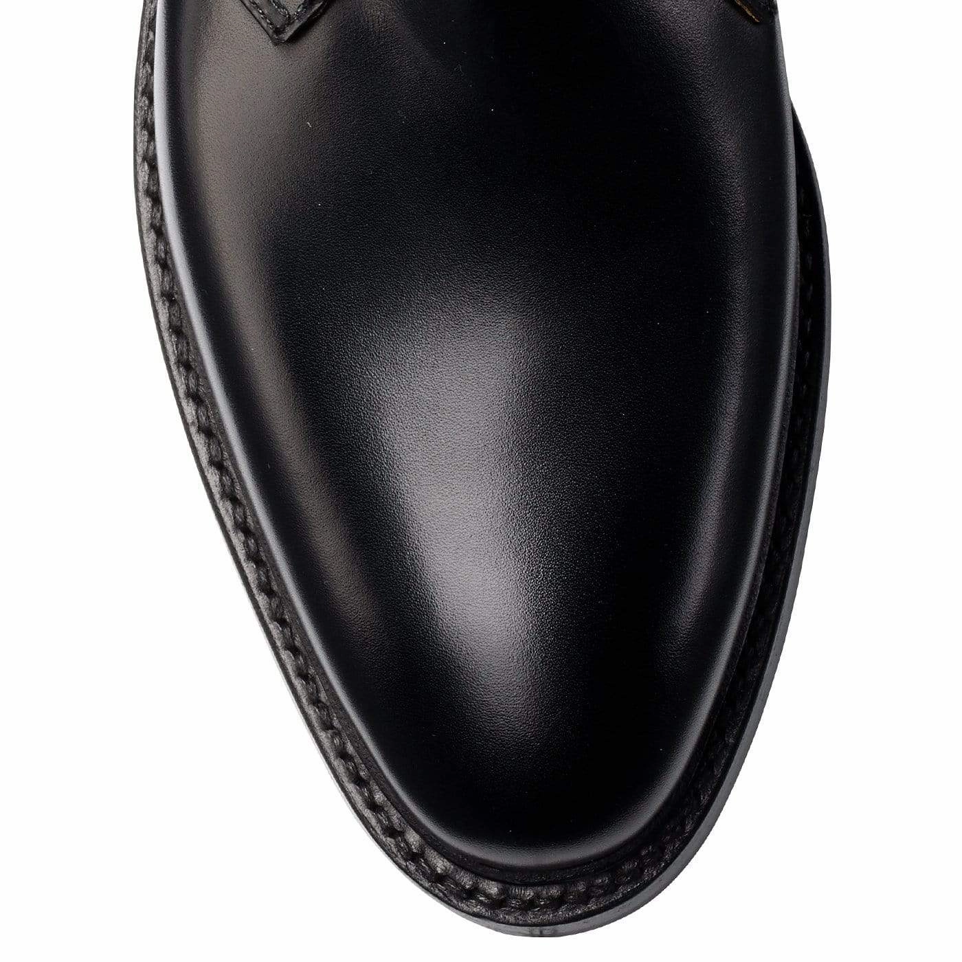 Brecon Black Calf York Imperial Welted Derby Shoes