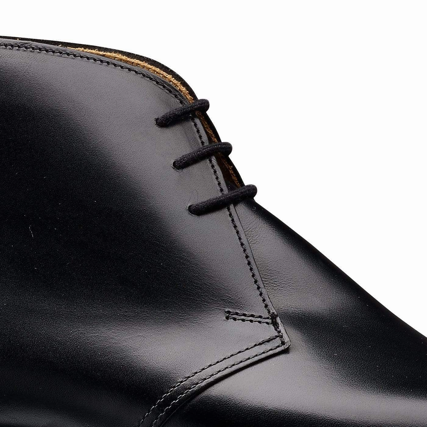 Lace Up Brogue Shoes Brecon Black Calf