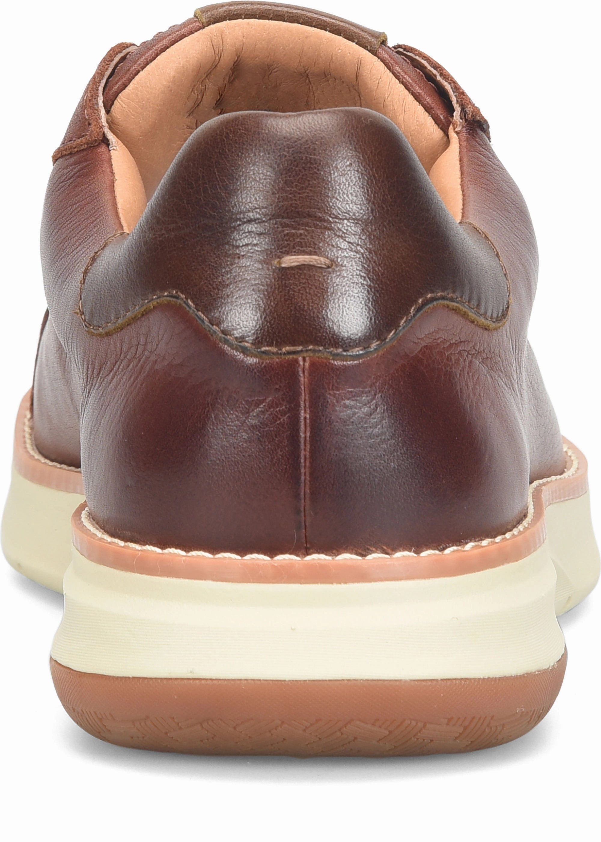 Ladies Leather Tennis Shoes Align Men's Shaw Oxford Sneakers - Brandy