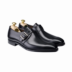 Savile 4 Black Calf Purple Brogues
