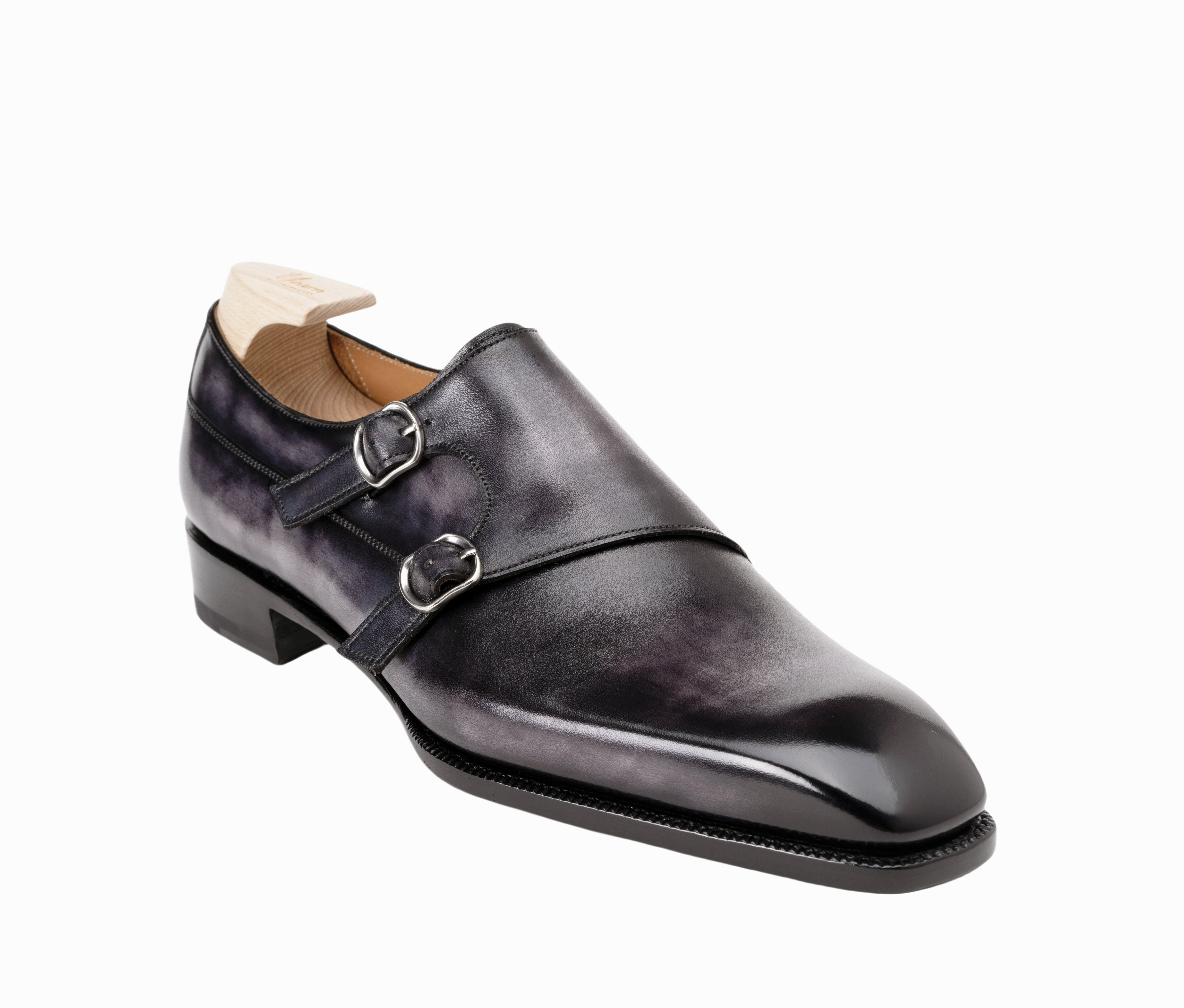 MON. A732 Brogue Wingtip Shoes