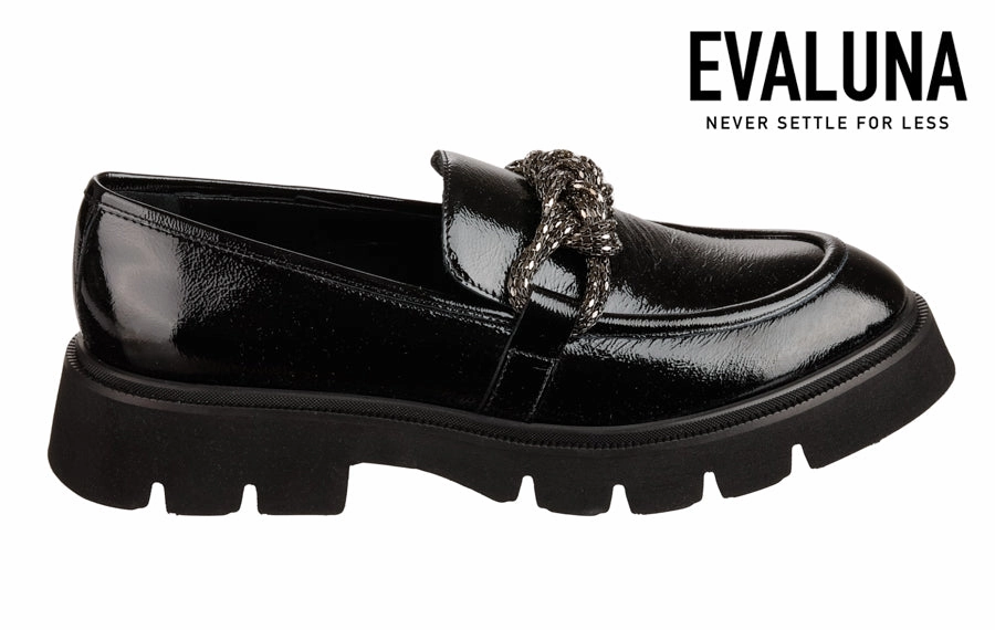 Loafers And Trousers Eva Ella Black
