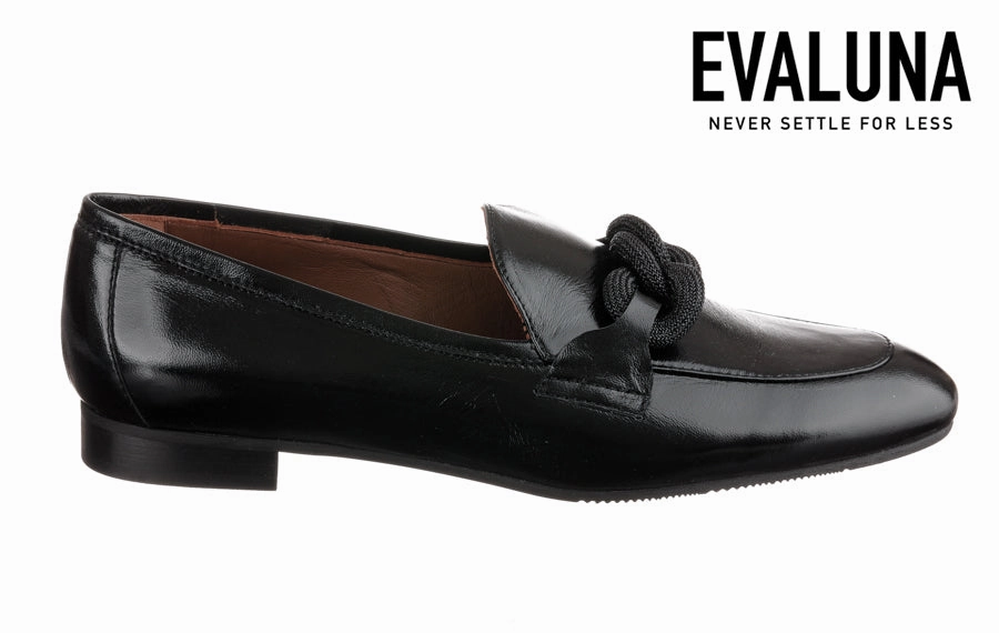 Eva Lampone Black Feminine Loafers