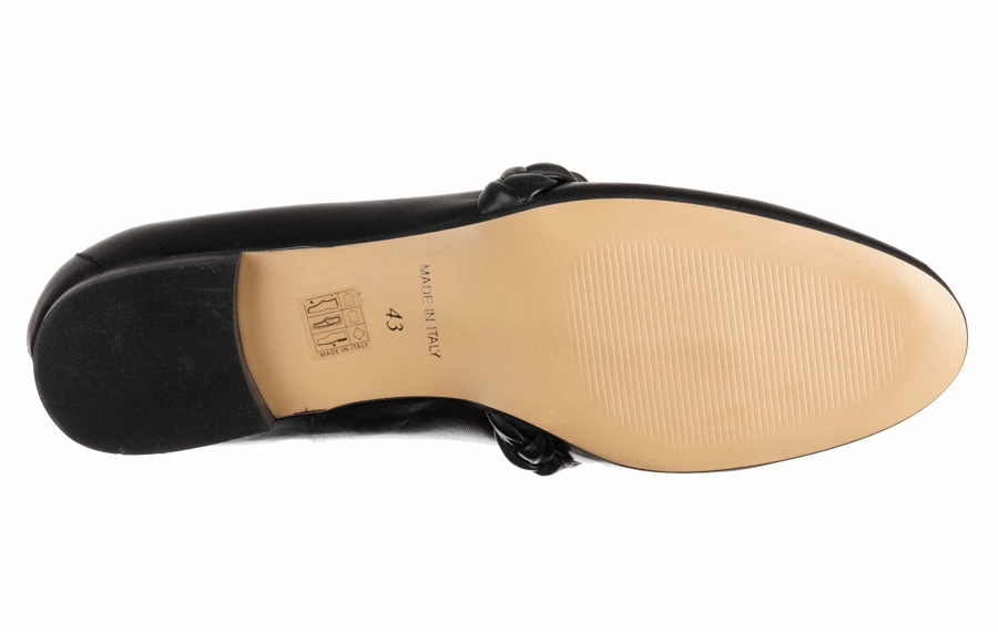 Moccasins Or Loafers Eva Topknot Black