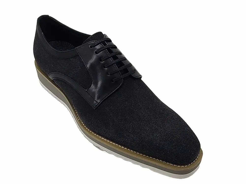 Spring Linen Mixed Media Oxford Oxford Cap Toe