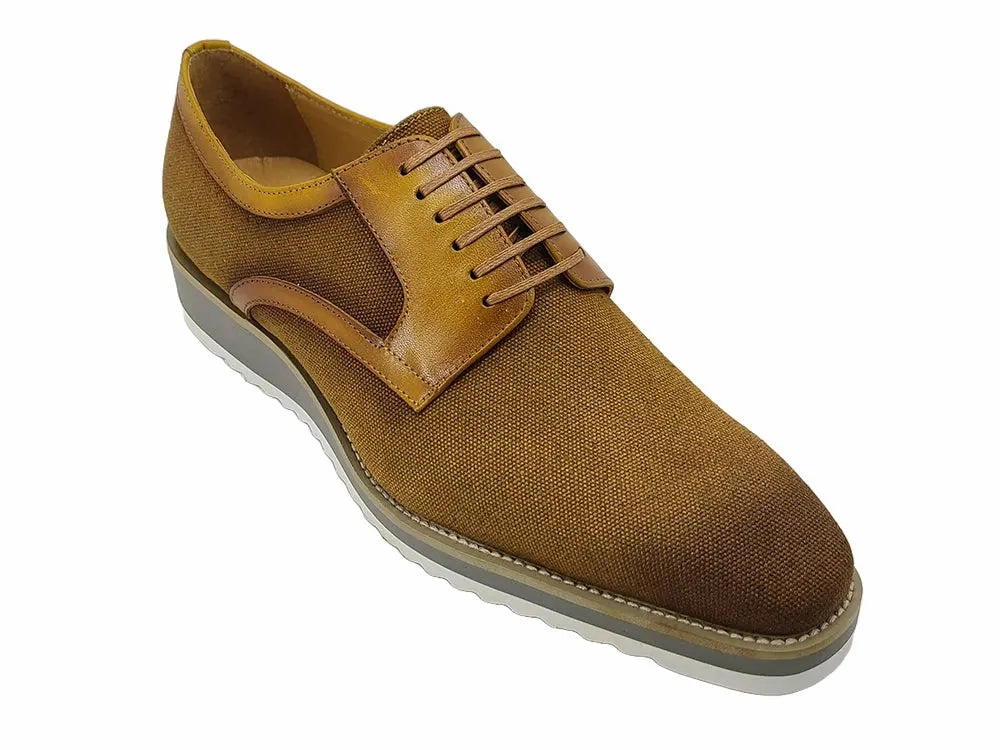 Spring Linen Mixed Media Oxford Blue Oxfords