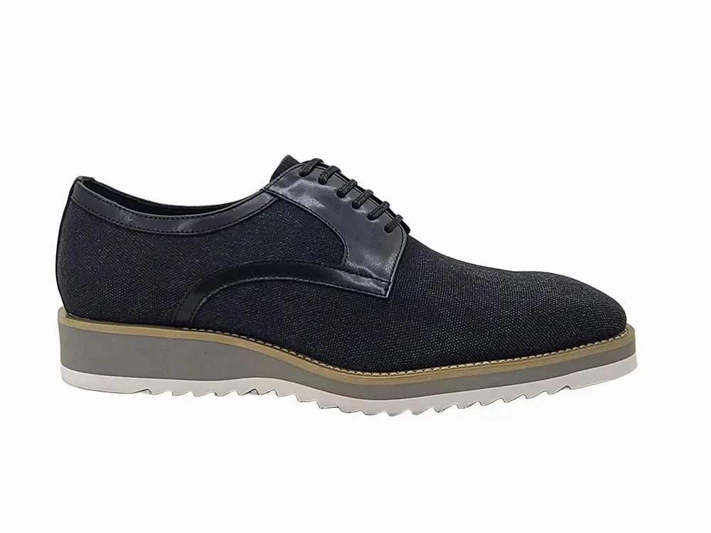 Spring Linen Mixed Media Oxford Sole Oxfords
