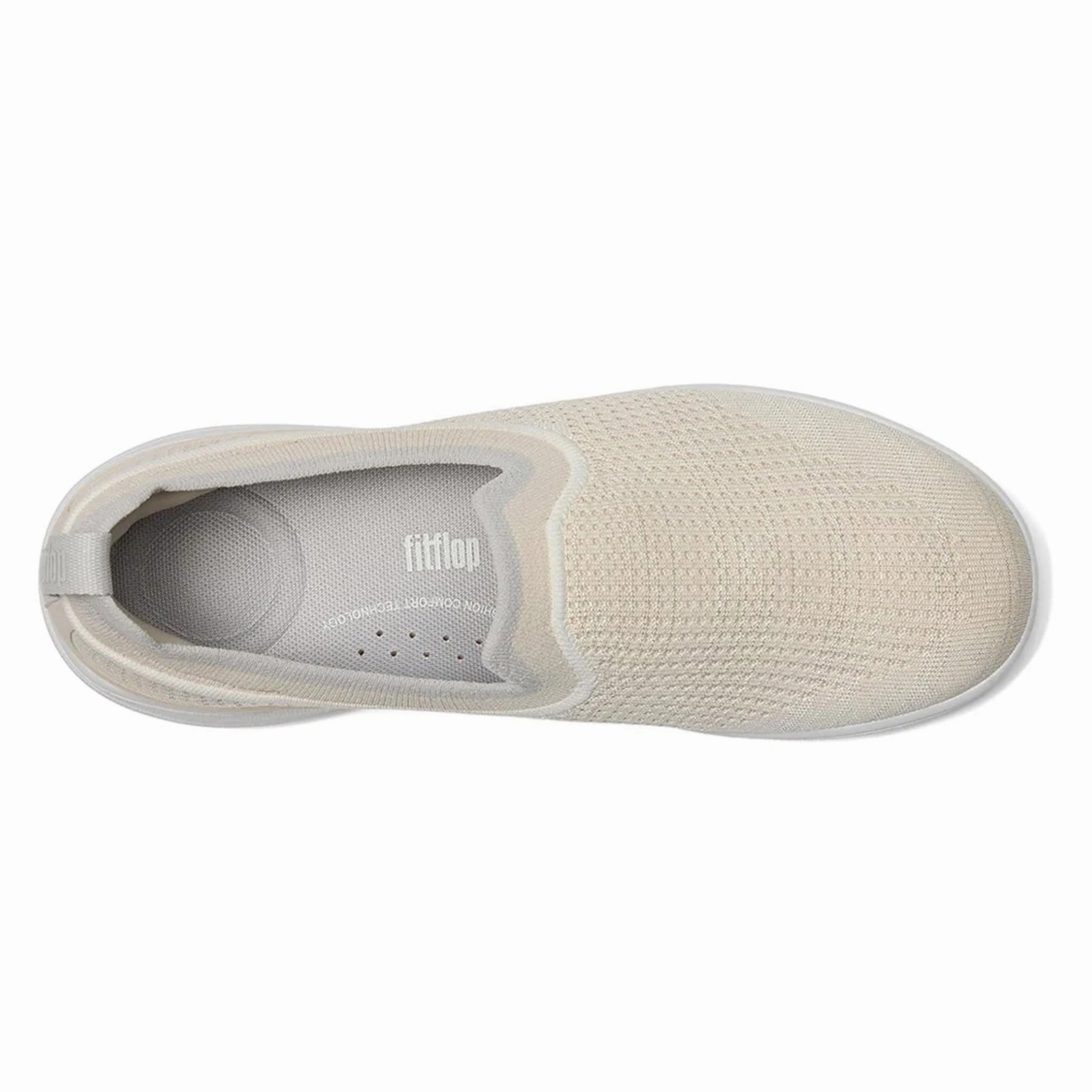 Women's FitFlop, SUPER-Q Knit Slip-On Sneaker Best Slip On Travel Shoes