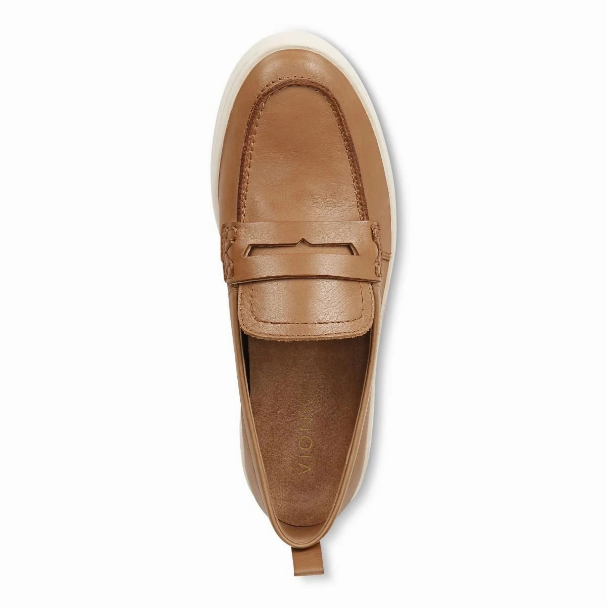 Vionic Women's Uptown Loafer - Camel Schoolgirl Loafers