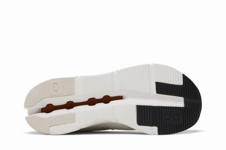 On Running Cloudnova White Pearl Brown Pronation Running Shoes Uk