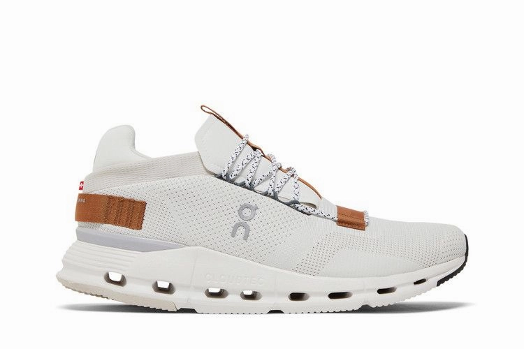 Pronation Running Shoe On Running Cloudnova White Pearl Brown