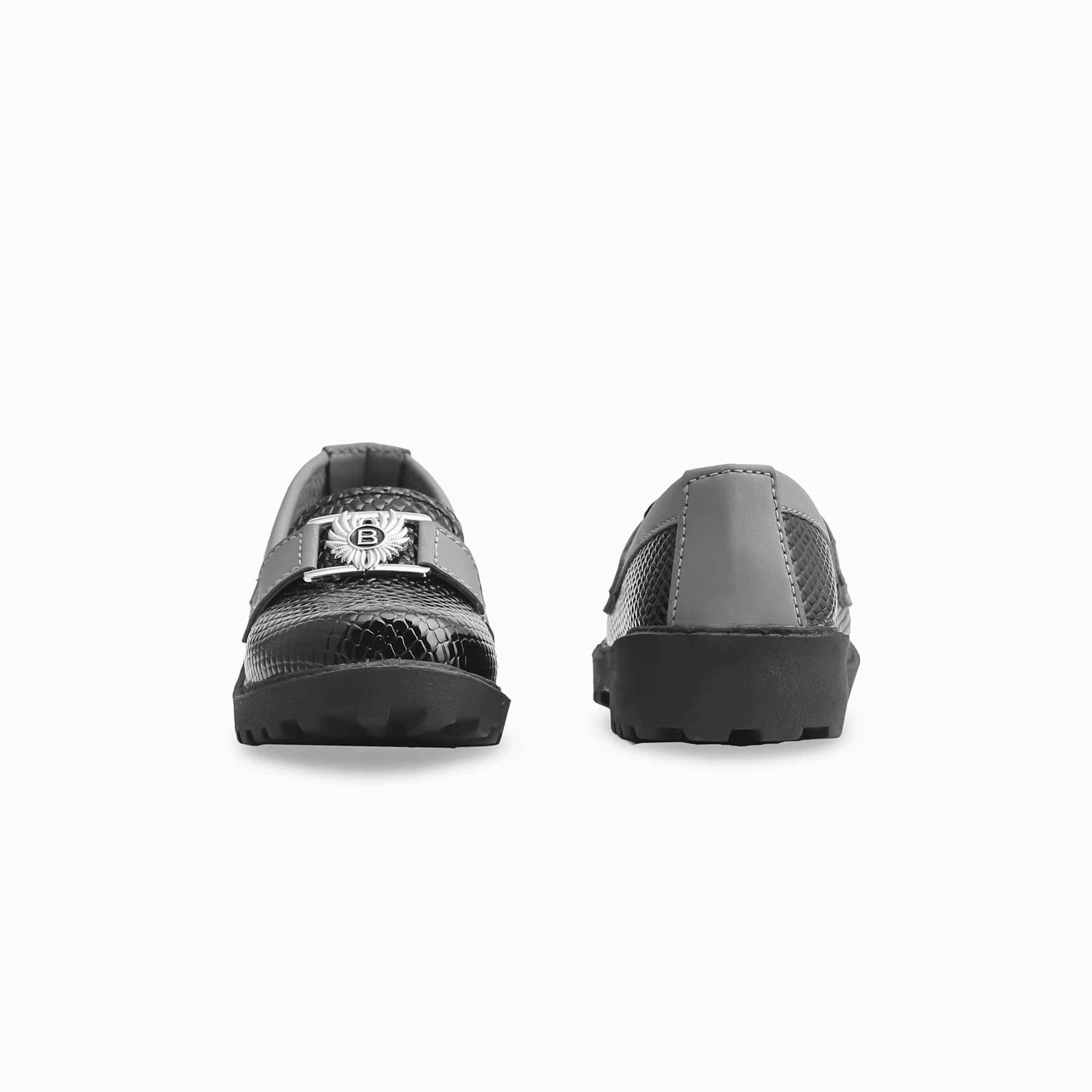 Boys Black Casual Canvas KD2317 Footjoy Casual Golf Shoe