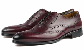Brogues And Oxfords Cambridge Wingtip Oxford Brogue Oxblood