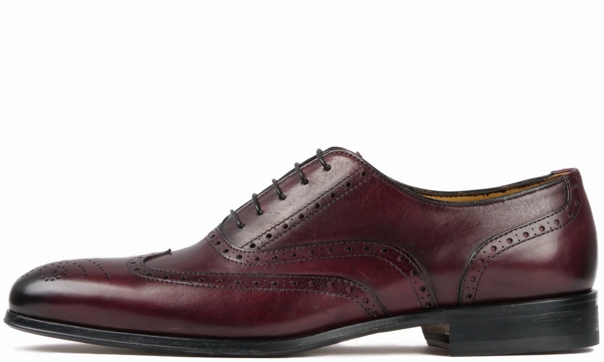 Delia Oxfords Cambridge Wingtip Oxford Brogue Oxblood