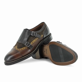 A319 - Crust Carafe/chicco Mary Jane Brogue Shoes