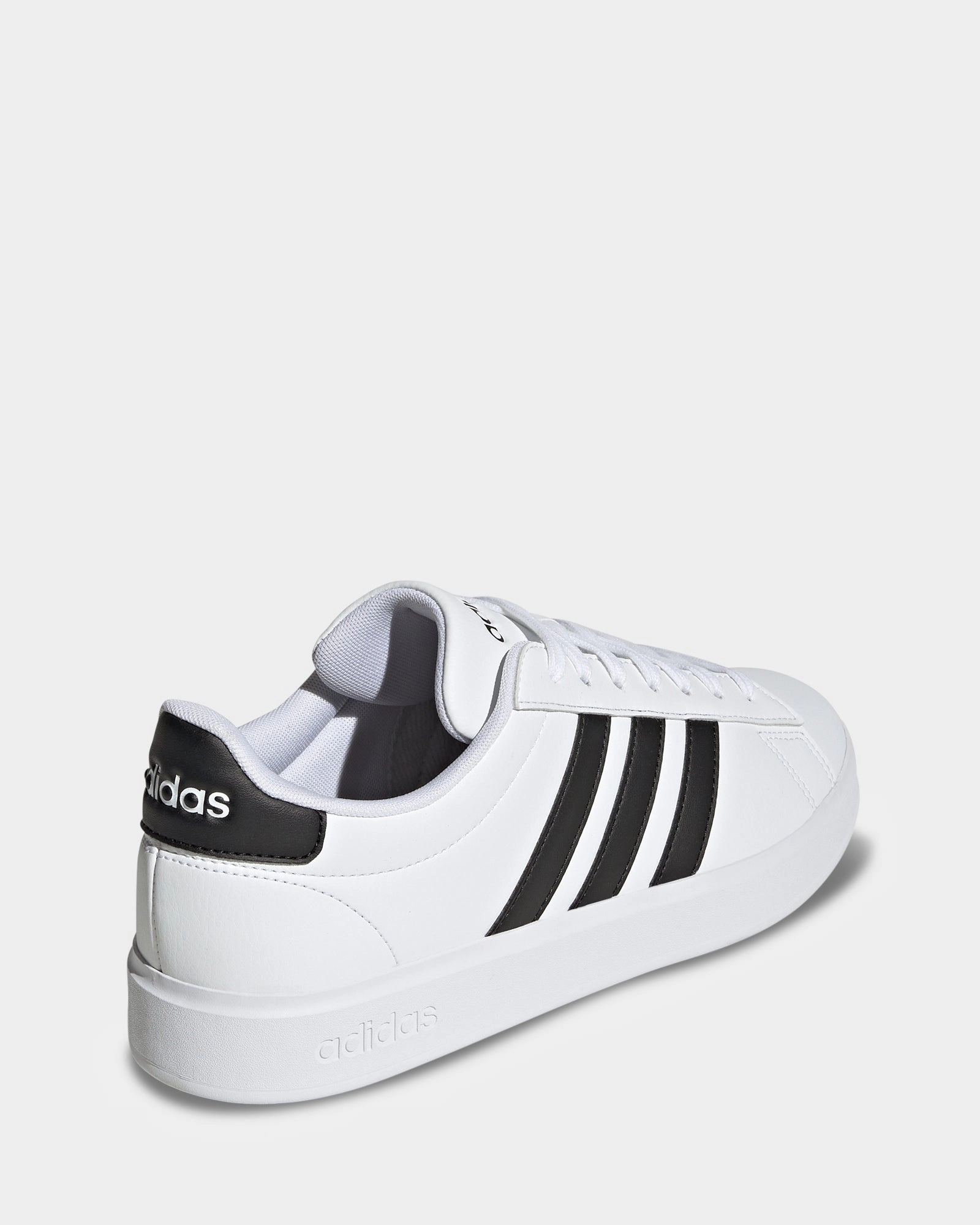 Grand Court 2.0 M White/Black Retro Style Tennis Shoes