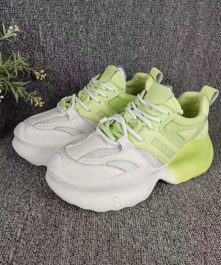 Casual Comfy Gradient Pink Breathable Mesh Platform Sport Shoes DD1005 Monsoon Mary Jane Shoes