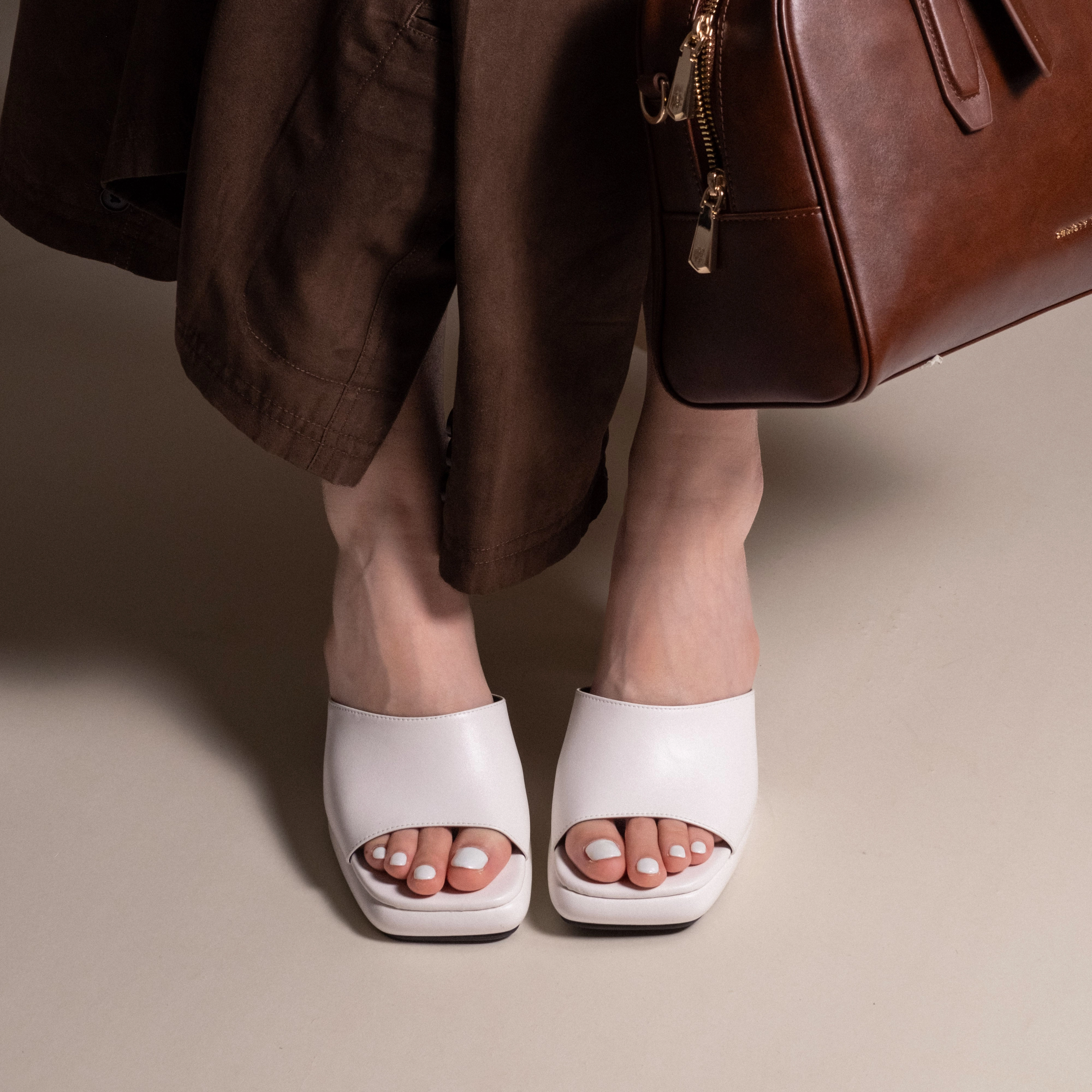 Vintage Mary Jane Shoes Heel Adele Platform Mules