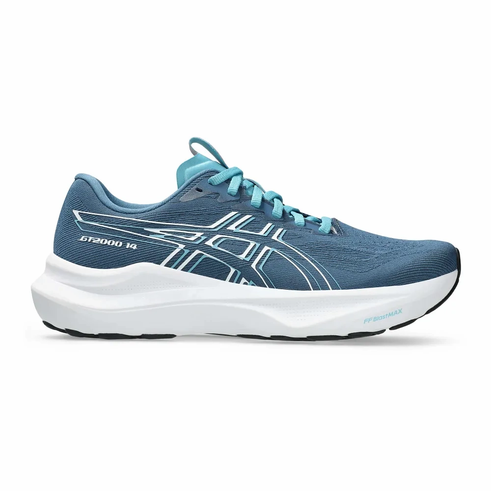 Trail Shoes Asics Women's GT-2000 14 Sneaker in Winter Sea/White