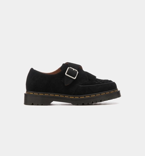 Ramsey Suede Kiltie Buckle Creepers Mens Lifestyle Shoe - Black Tods Brogues