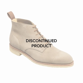 Patent Chunky Lace Up Shoes Severn 2 Mushroom Suede