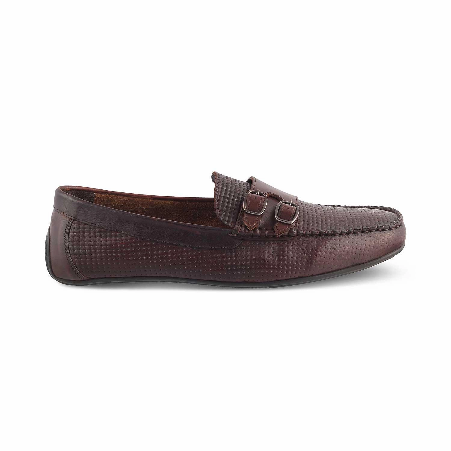The Yosa Brown Men's Double Monk Shoes Tresmode Womens Brogue Shoes