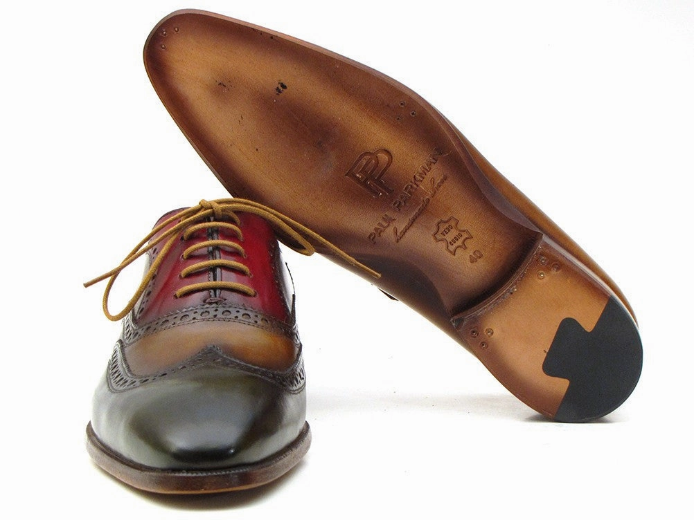 Paul Parkman Three Tone Wingtip Oxfords (ID#PP22F75) Oxfords Not Brogues Kingsman