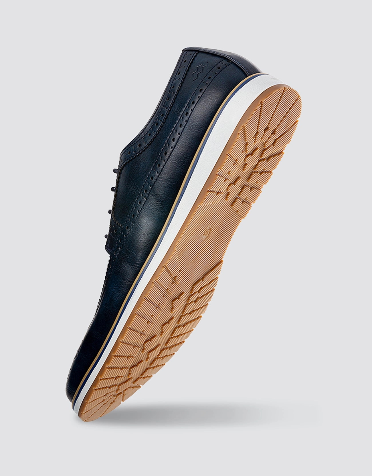 Casual Leather Oxfords Ornate Wingtip Casual Oxford Shoes