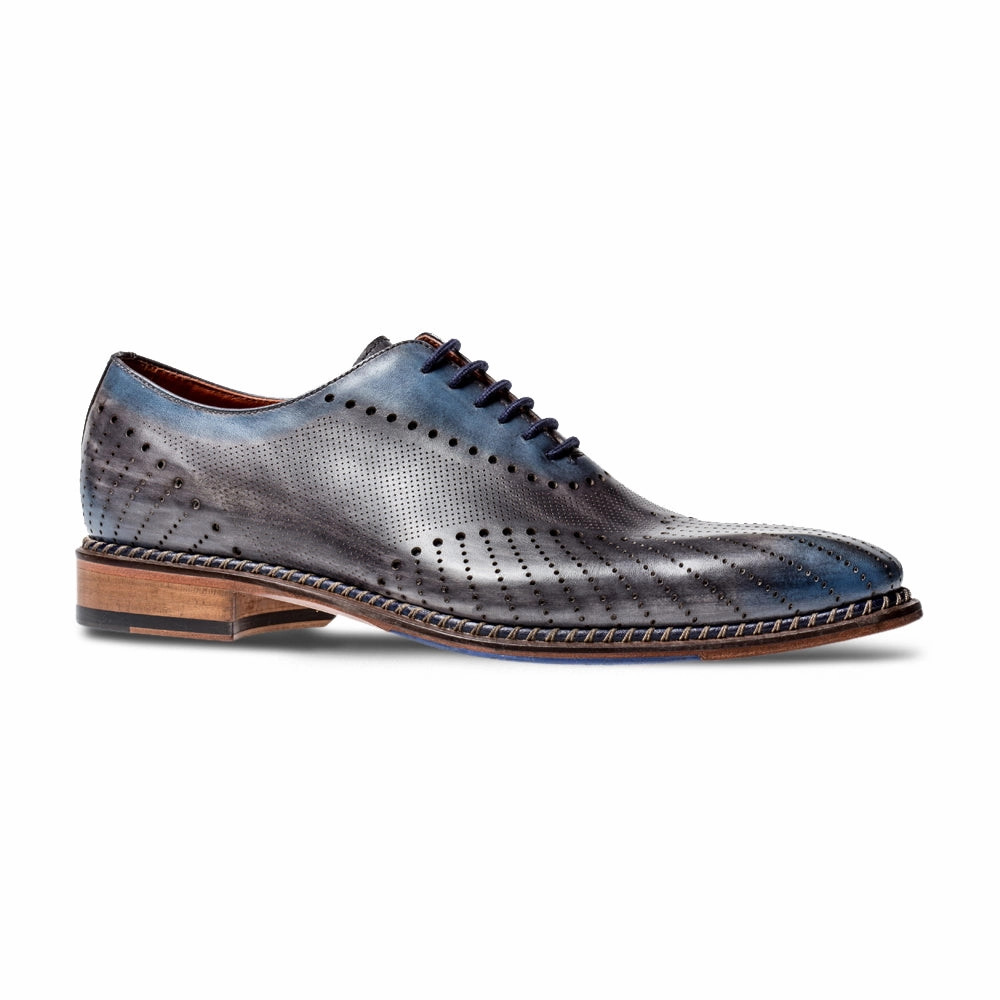 VELOCE  ANTRACITE CELESTE OXFORD Black Oxfords