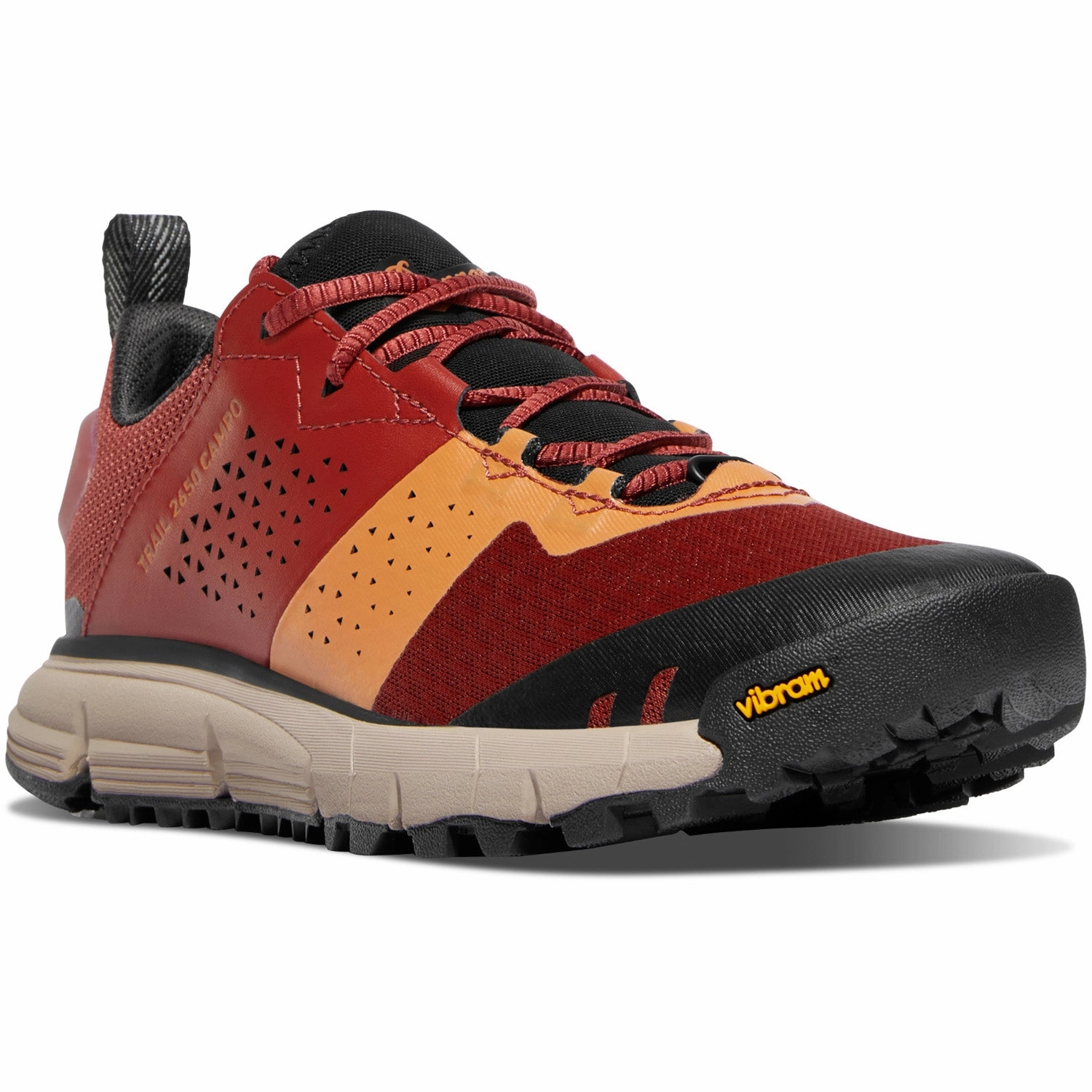 Best Hiking Shoes For Foot Pain Danner Womens Trail 2650 Campo Red Ochre/Caramel Leather Hiking Shoes