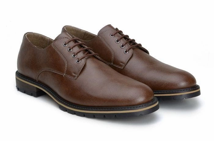 'David' men's derby shoe  by Ahimsa - cognac Different Ways To Lace Up Shoes